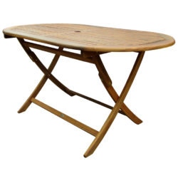 Charles Bentley Wooden Oval Table